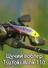 Обзор: Щучий воблер. Обзор TsuYoki Wink 110 SP