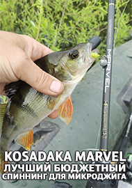 Обзор Kosadaka Marvel. Лучший бюджетный спиннинг для микроджига