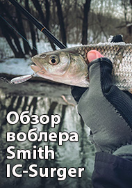 Обзор воблера Smith IC-Surger в разрезе ловли зимнего голавля