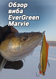 Обзор виба EverGreen Marvie - просто Лучший виб на судака.
