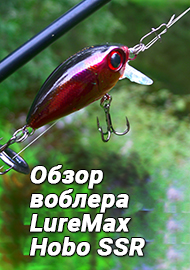 Обзор воблера LureMax Hobo SSR. Голавль + Окунь