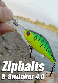 Обзор Zipbaits B-Switcher 4.0 – самый глубокий из Zipbaits!
