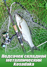 Обзор складного металлического подсачека Kosadaka: удивительный подсачек!