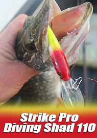 Диповая дразнилка. Обзор воблера Strike Pro Diving Shad 110
