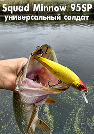 Универсальный солдат от Jackall - Squad Minnow 95SP