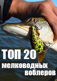 Мелководные воблеры для ловли щуки: 20 лучших