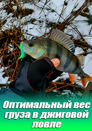 Оптимальный вес груза в джиговой ловле