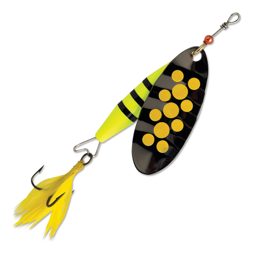Блесна Abu Garcia Reflex Wasp (18г) Bl/Ye Dote
