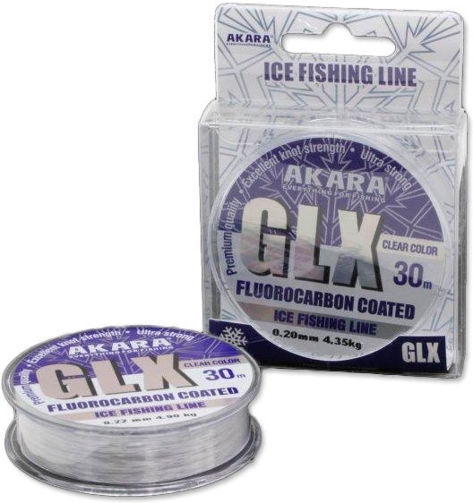Леска Akara GLX Ice Clear 30м 0.08мм