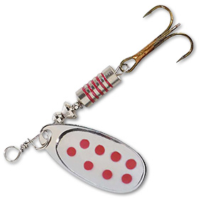 Блесна Balzer Colonel Z Spinner (10 г) Silver Red Spots