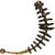 Приманка Balzer Shirasu Perch Dancer Floating (5см) Black Mamba (упаковка - 5шт)