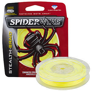 Плетеная леска Spiderwire Stealth Yellow d-0.38 36.2кг 137м