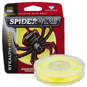 Плетеная леска Spiderwire Stealth Yellow d-0.38 36.2кг 137м