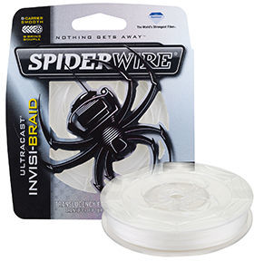 Плетеная леска Spiderwire Ultracast 8C Invisible d-0.12 9.1кг 110м