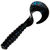 Силиконовая приманка Berkley Power Bait  Power Grub 4 (10см) Black Blue 12шт.