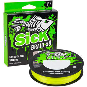 Леска Berkley Sick Braid (HV Yellow) 150м 0.06мм