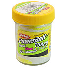 Паста форелевая Berkley Powerbait Turbo Dough Glow (50г) Yellow/White