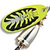 Блесна Blue Fox Vibrax Fluorescent BFF-YT №1 (4г)