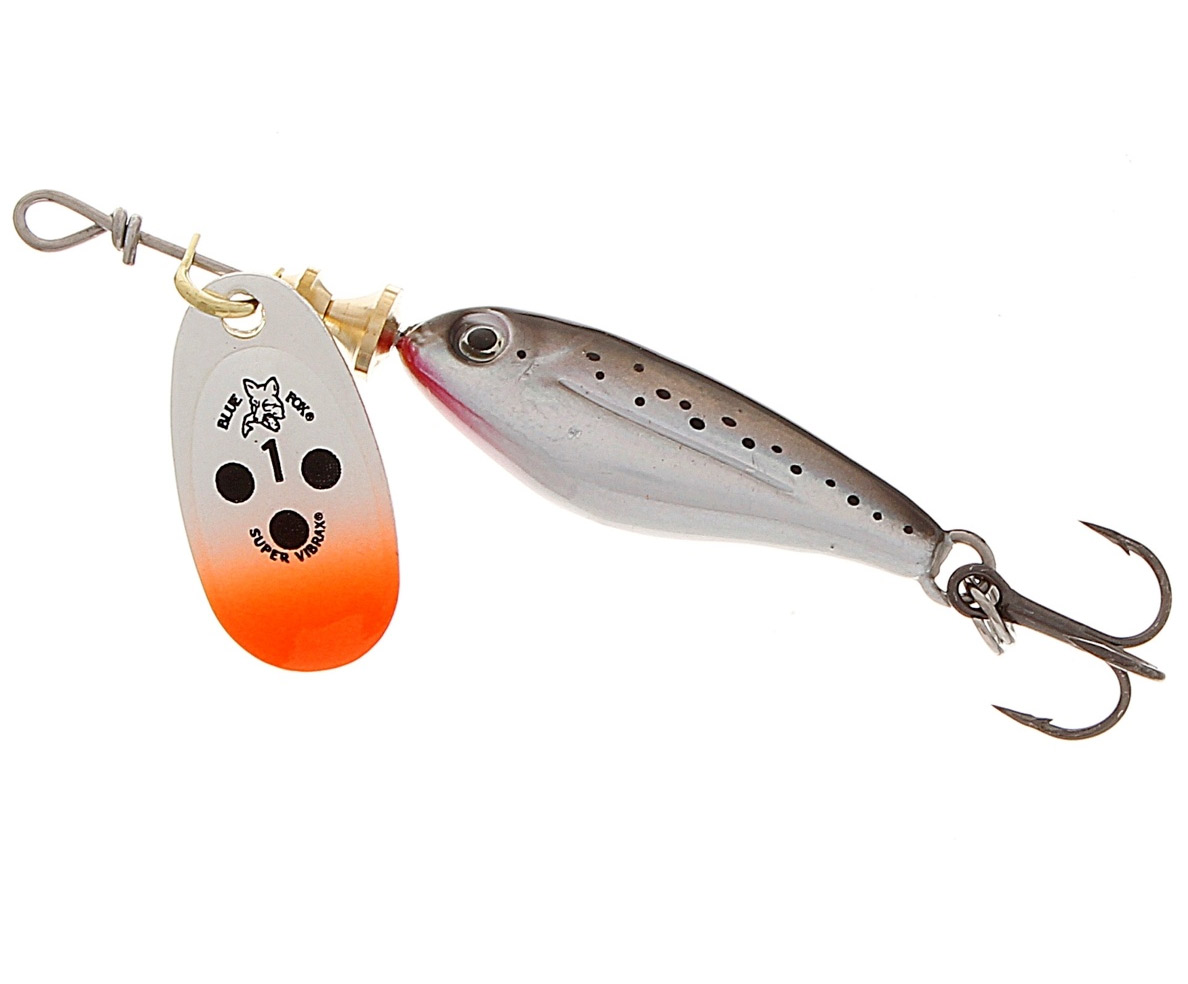 Блесна Blue Fox Minnow Super Vibrax BFMSV1-S №1 (4г)