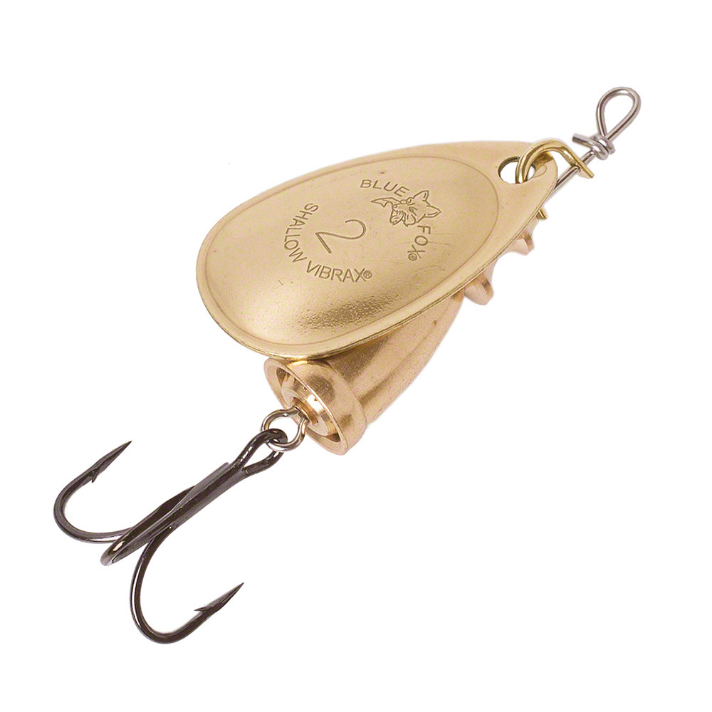 Блесна Blue Fox Shallow Super Vibrax BFSSV1-G №1 (4г)