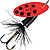 Блесна вращающаяся с мушкой Blue Fox Vibrax Bullet Fly VBF0-FRB (4г)