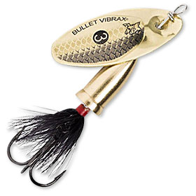 Блесна вращающаяся с мушкой Blue Fox Vibrax Bullet Fly VBF3-GSD (11г)