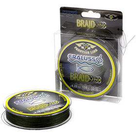 Леска плетеная Cralusso Round Profile Braid Prestige With Dyneema 150м 0.22мм