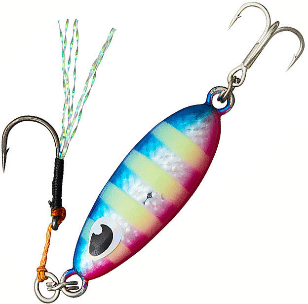 Пилькер Daiwa Samurai Jig Slow Drop (10г) Blupin Zebra