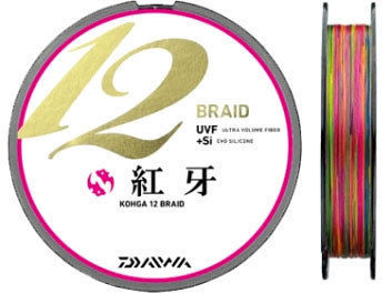 Леска плетеная Daiwa Khoga 12 Braid #0.8 200м 0.148мм (многоцветная)