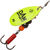 Блесна DAM Effzett Fluo Spinners (10г) Yellow New