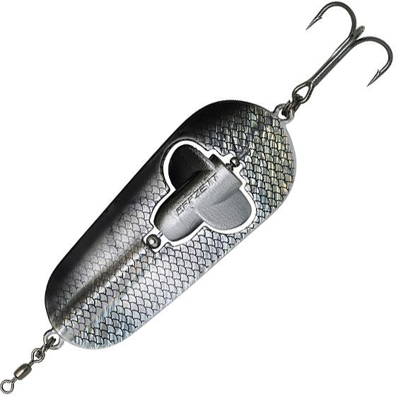 Блесна DAM Effzett Rattlin Spoon (40г) Holograph Black UV