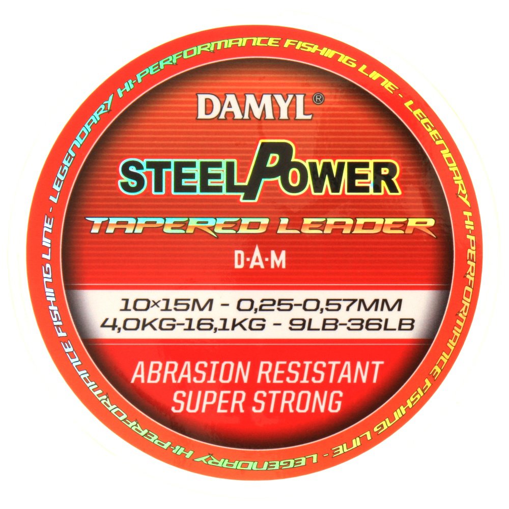 Шок лидер конусный DAM DAMYL STEELPOWER Tapered Leader
