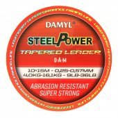 Шок лидер конусный DAM DAMYL STEELPOWER Tapered Leader