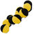 Шарик плавающий Delphin The End Zig Rig Black/Yellow 12мм (упаковка - 10шт)