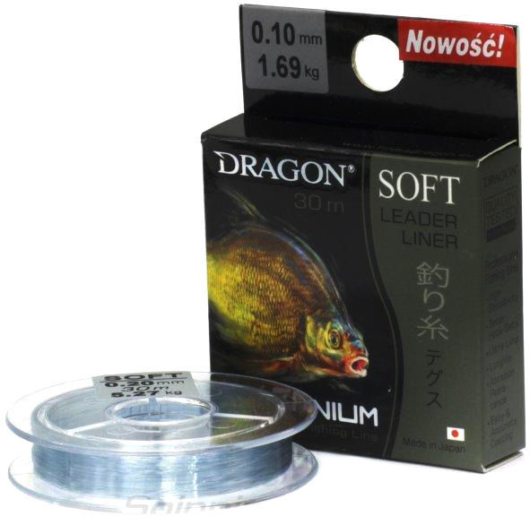 Леска Dragon Millenium Soft 30м 0.10мм (прозрачная)