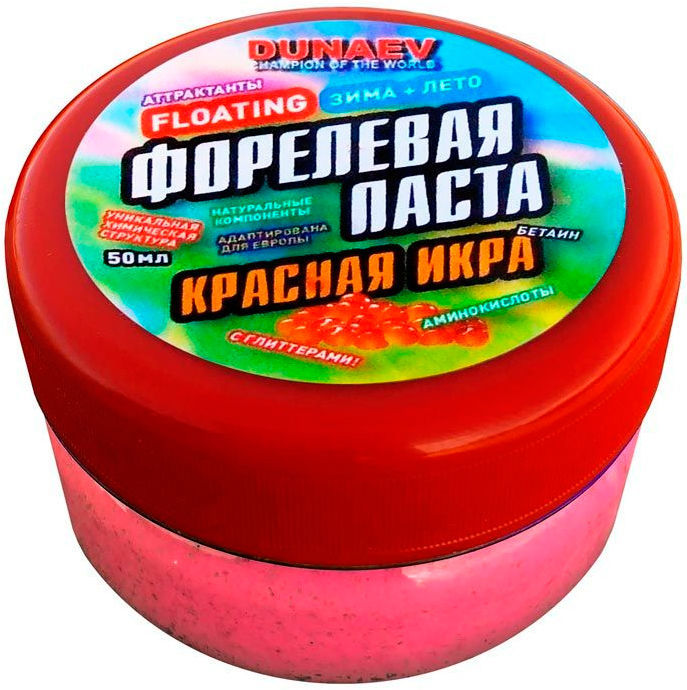 Форелевая паста Dunaev 50мл Красная Икра Красная