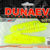 Силиконовая приманка Dunaev DS-Shad (10 см) 301 желтый (упак. 4 шт)