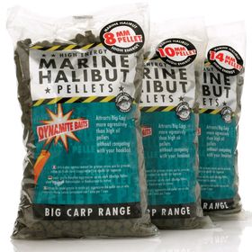Пеллетс DYNAMITE BAITS Marine Halibut 14мм 0,9кг