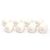 Плавающие насадки Evolution Carp Tackle Dumb Bell System - White 8шт.