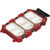 Коробка Gamakatsu GM2484 Quick Case Red (2 отделения внутри)