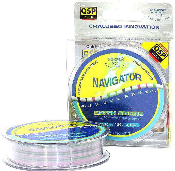 Леска Gator Navigator Match Sinking 150м 0.16мм (многоцветная)