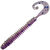 Твистер Helios Credo Long Body (7.5см) Silver Sparkles&Fio (упаковка - 12шт)