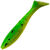 Виброхвост Helios Slash 2.64 (6.7см) Green Lime (упаковка - 10шт)