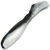 Силиконовая приманка Helios Chubby (9см) Black & Pearl (упаковка - 5шт)
