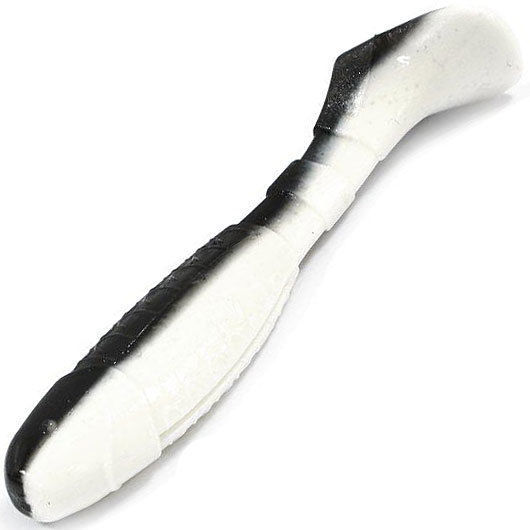 Силиконовая приманка Helios Chubby (9см) Black & White (упаковка - 5шт)