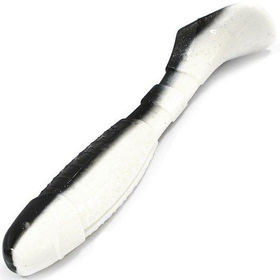 Силиконовая приманка Helios Chubby (9см) Black & White (упаковка - 5шт)