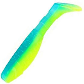 Силиконовая приманка Helios Chubby (9см) Blue Lime (упаковка - 5шт)