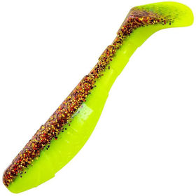 Силиконовая приманка Helios Chubby (9см) Golden Lime (упаковка - 5шт)