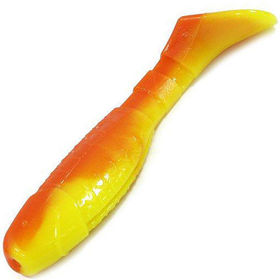 Силиконовая приманка Helios Chubby (9см) Orange & Yellow (упаковка - 5шт)