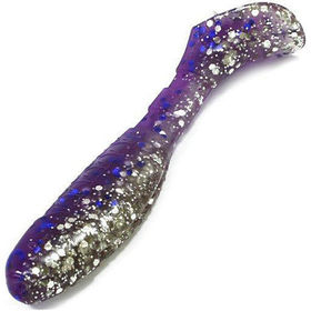 Силиконовая приманка Helios Chubby (9см) Silver Sparkles & Fio (упаковка - 5шт)